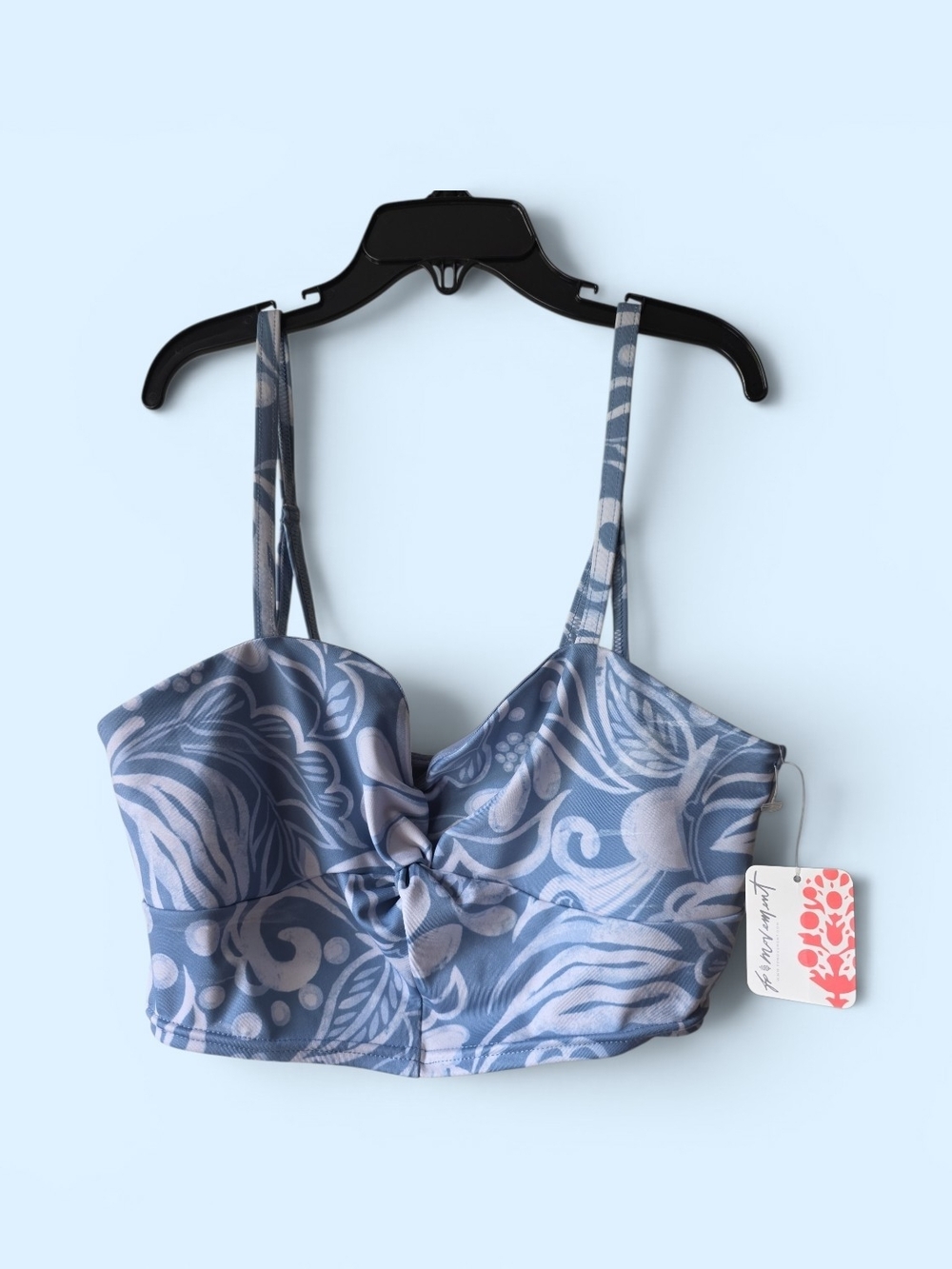 Free People Movement Blue Floral Combo Bra